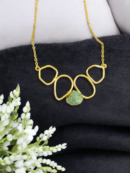 Nira Natural Stone Chain Necklace