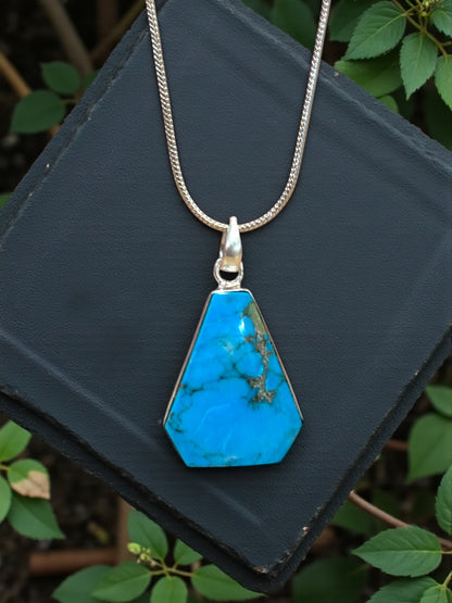 Turquoise Boho Pendant (Without Chain)