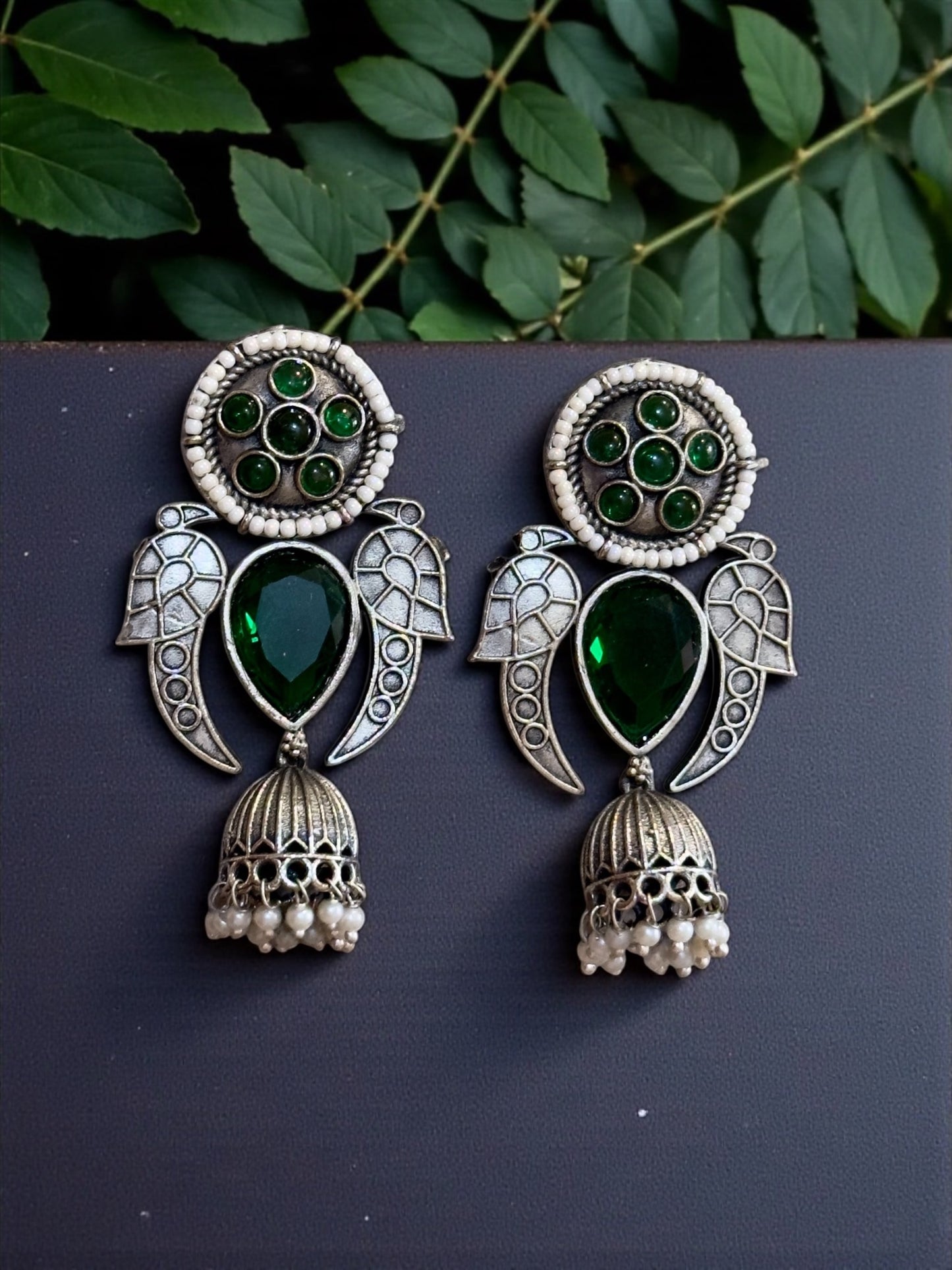 Kriti Pachi Jhumkas