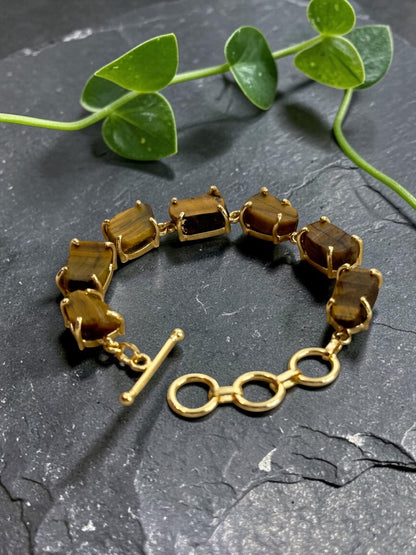 Brown Tiger's Eye Stone Saisha Bracelet
