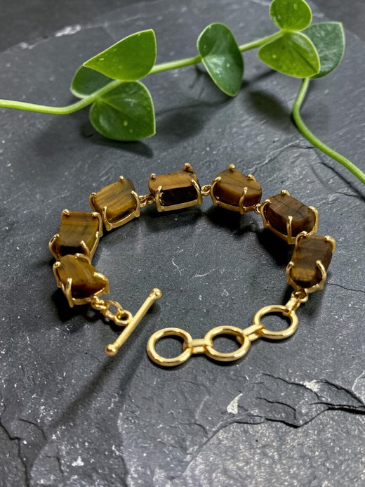 Brown Tiger's Eye Stone Saisha Bracelet