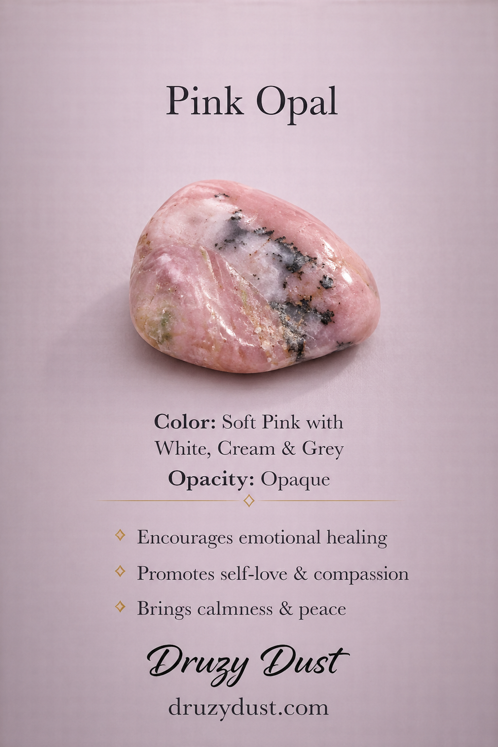 Pink Opal Chunky Boho Ring