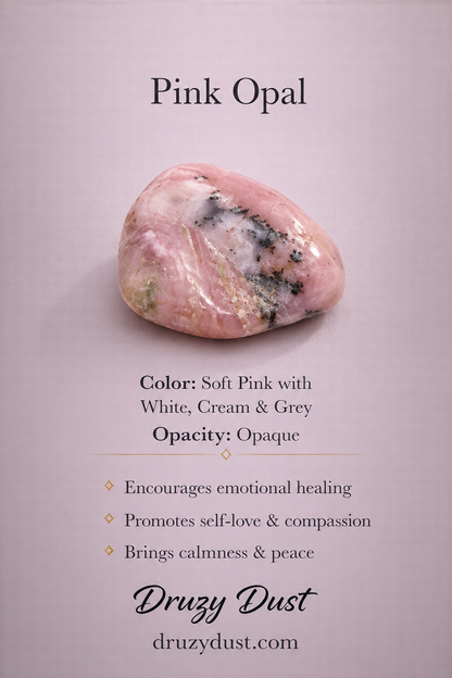 Pink Opal Chunky Boho Ring