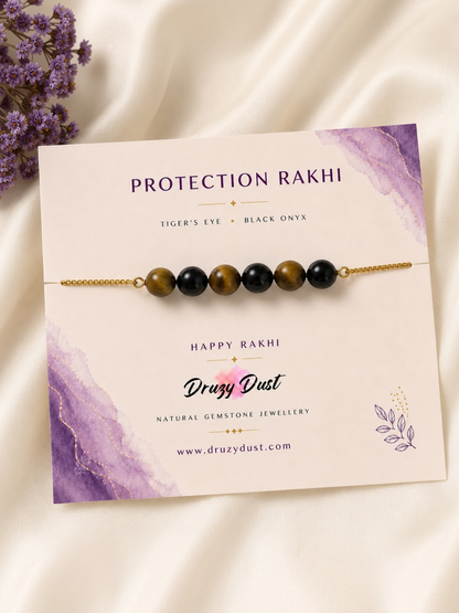 Protection Gemstone Rakhi Set