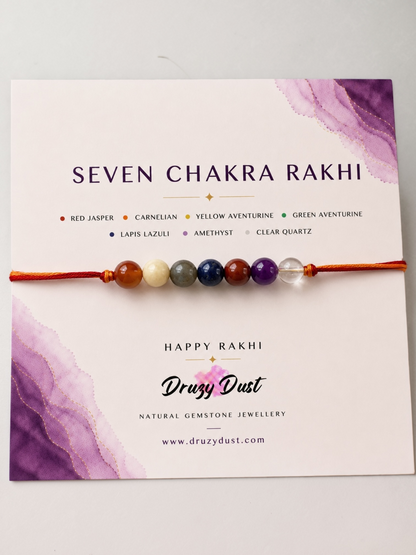 Seven Chakra Stone Rakhi