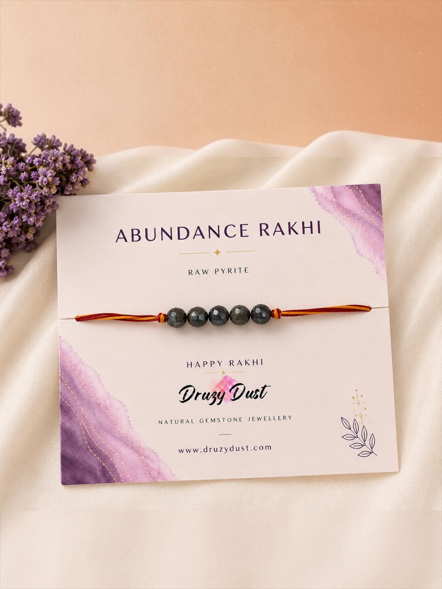 Abundance Pure Pyrite Rakhi