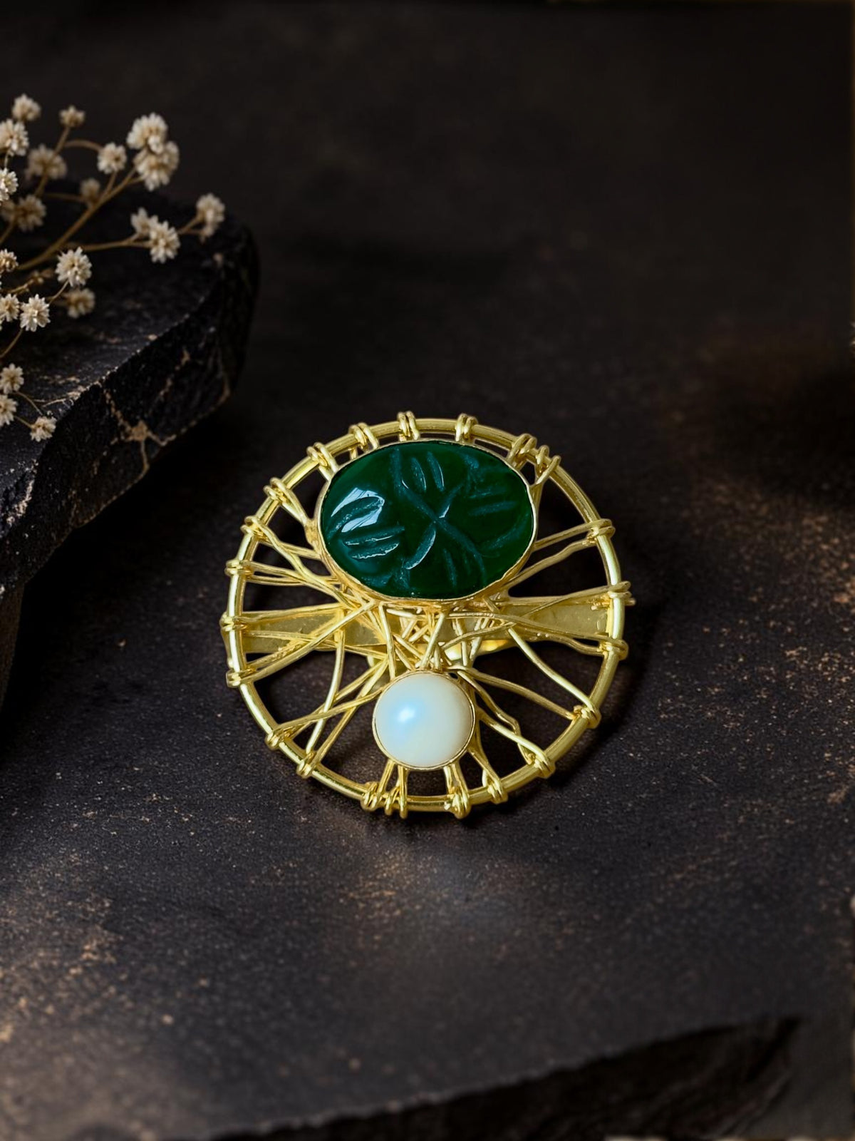 Rani Moti Pearl Ring