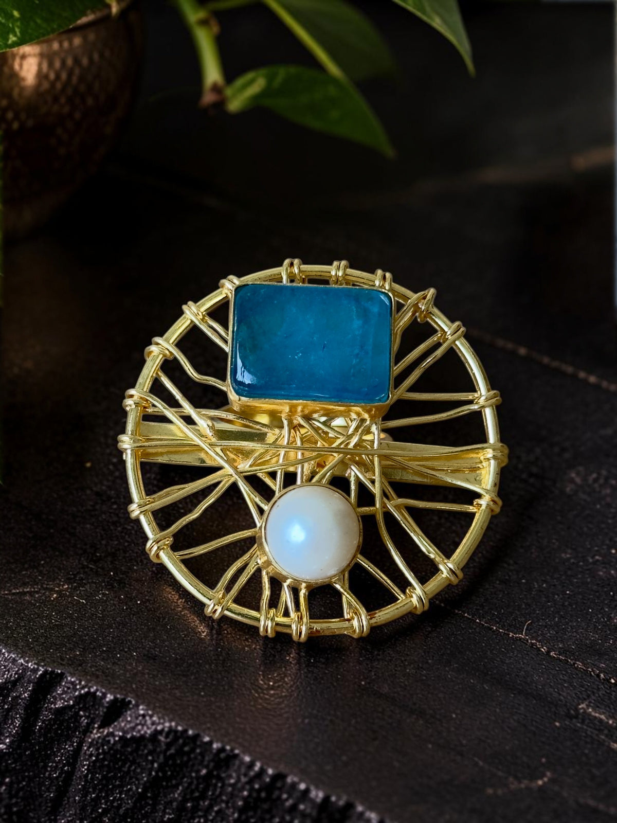 Rani Moti Pearl Ring
