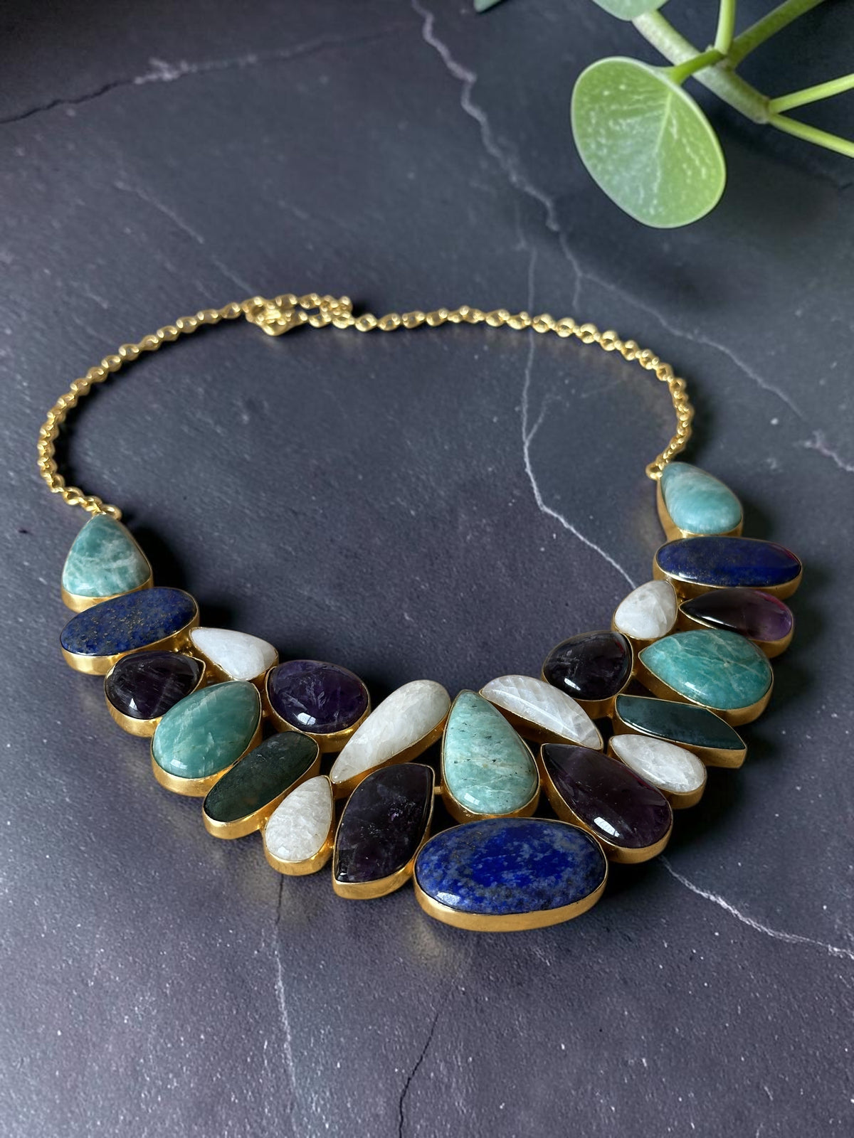 Multistone Bulbs Necklaces