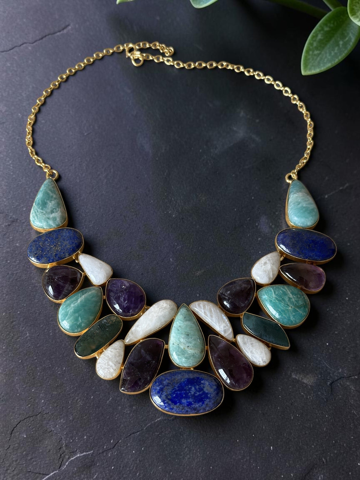 Multistone Bulbs Necklaces