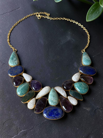 Multistone Bulbs Necklaces