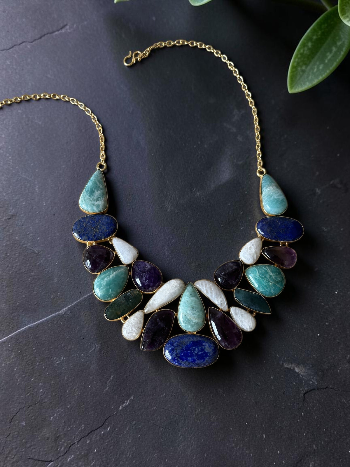 Multistone Bulbs Necklaces
