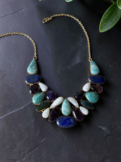 Multistone Bulbs Necklaces