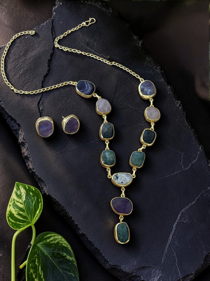 Multistone Eve Necklaces Set