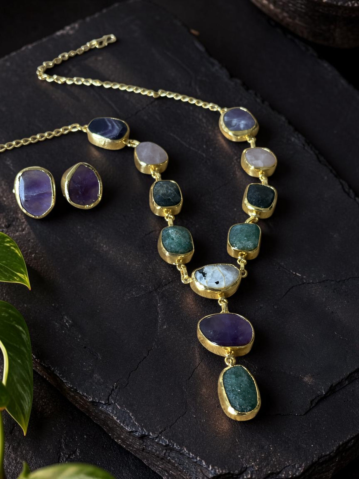 Multistone Eve Necklaces Set