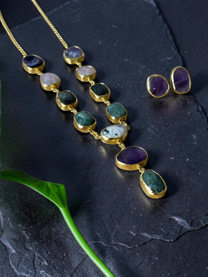 Multistone Eve Necklaces Set