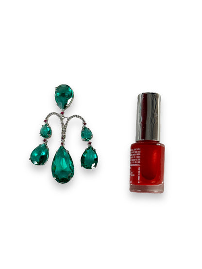 Chandelier CZ Cocktail Party Earrings