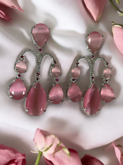 Chandelier CZ Cocktail Party Earrings