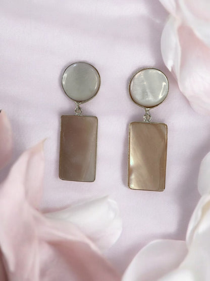 Peach Classic Shell Earrings