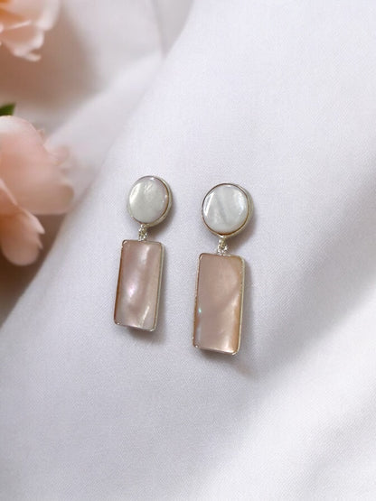 Peach Classic Shell Earrings
