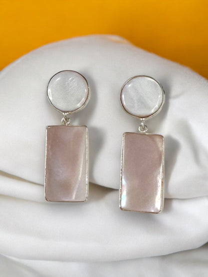 Peach Classic Shell Earrings