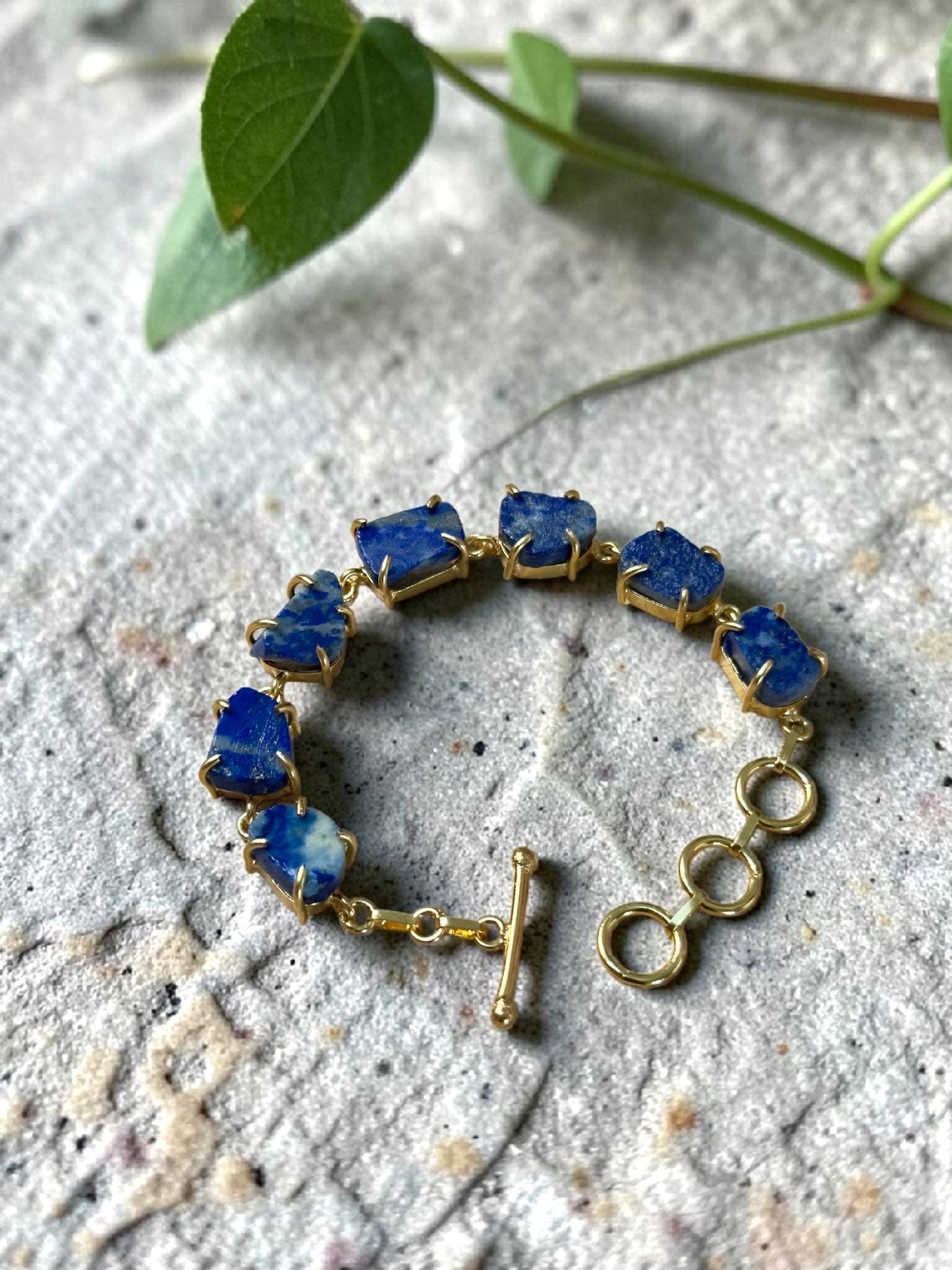Blue Lapis Lazuli Stone Saisha Bracelet