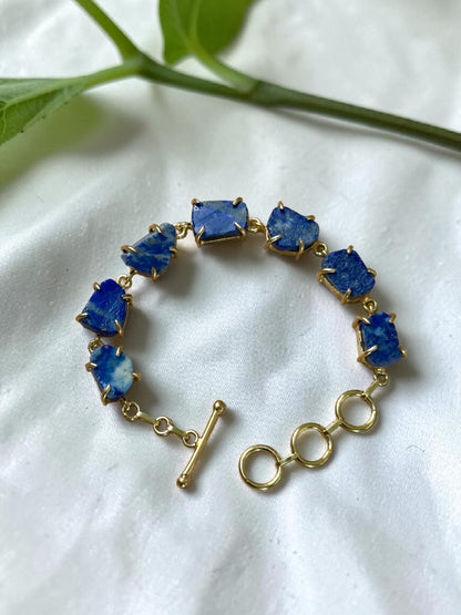 Blue Lapis Lazuli Stone Saisha Bracelet