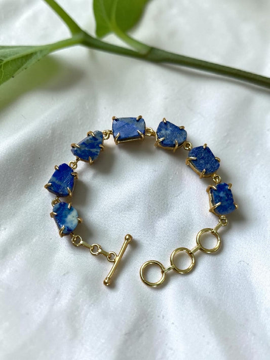 Blue Lapis Lazuli Stone Saisha Bracelet