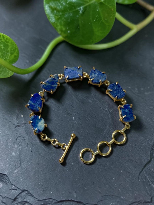 Blue Lapis Lazuli Stone Saisha Bracelet