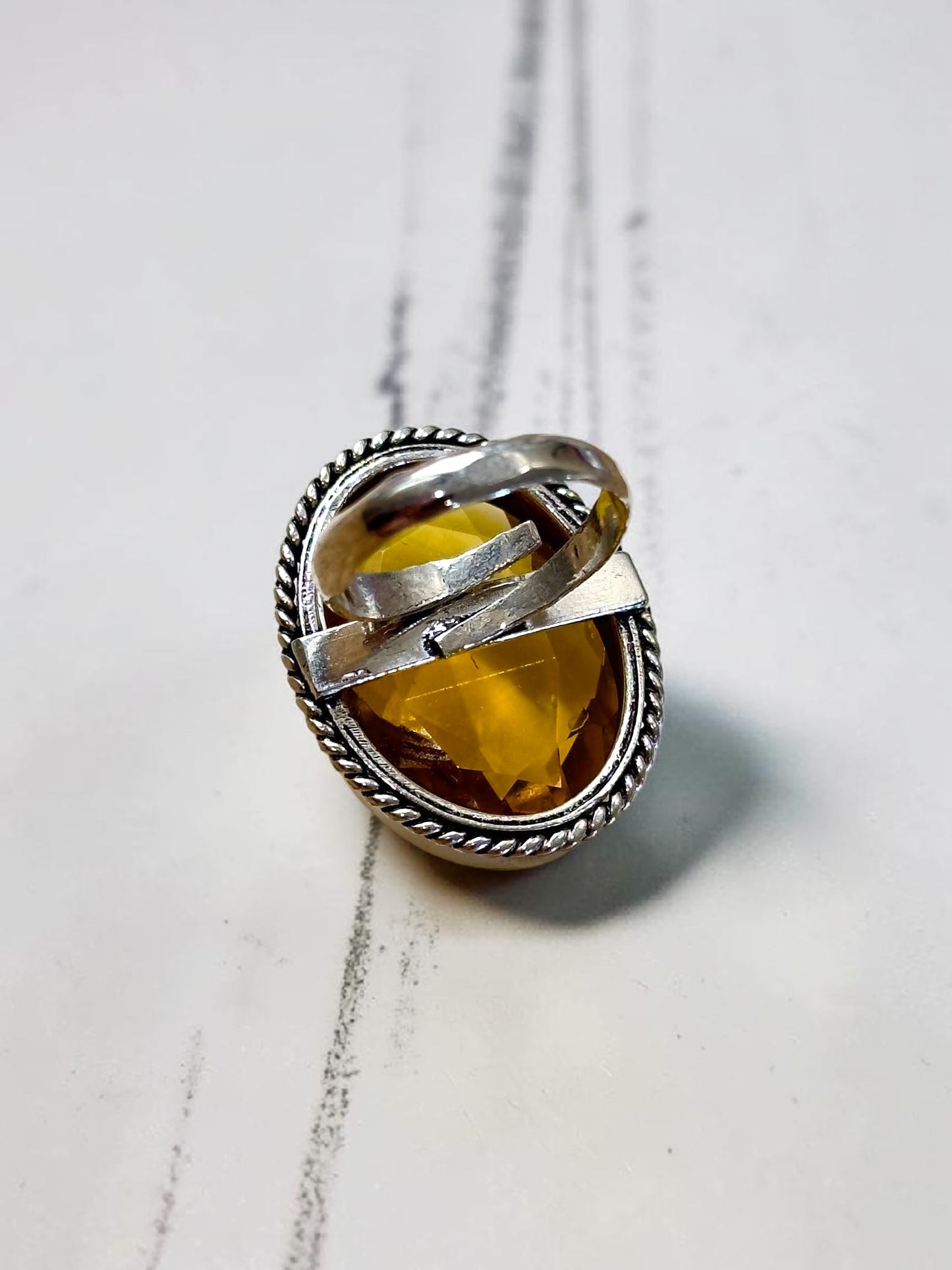 Boho Chunky Crystal Rings Medium