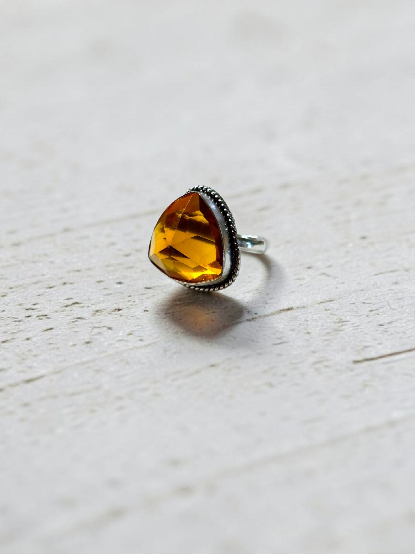 Boho Chunky Crystal Rings Medium