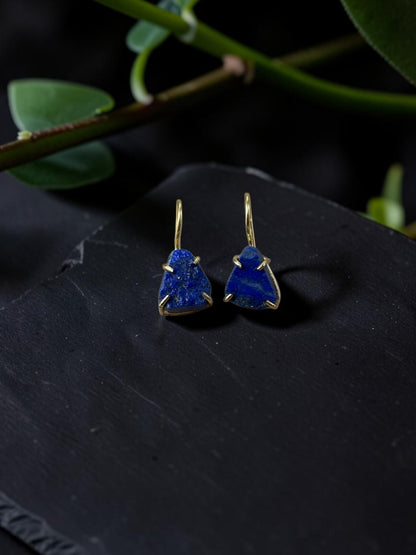 Blue Lapis Lazuli Saisha Drop Studs