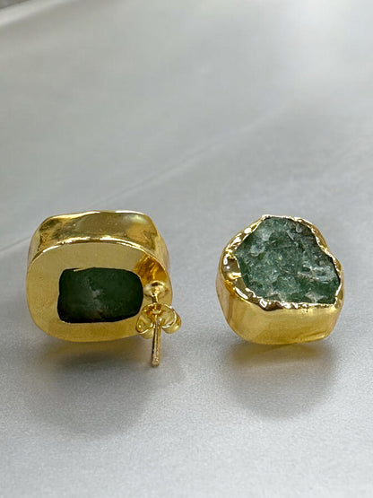 Green Aventurine Statement Floral Hasli