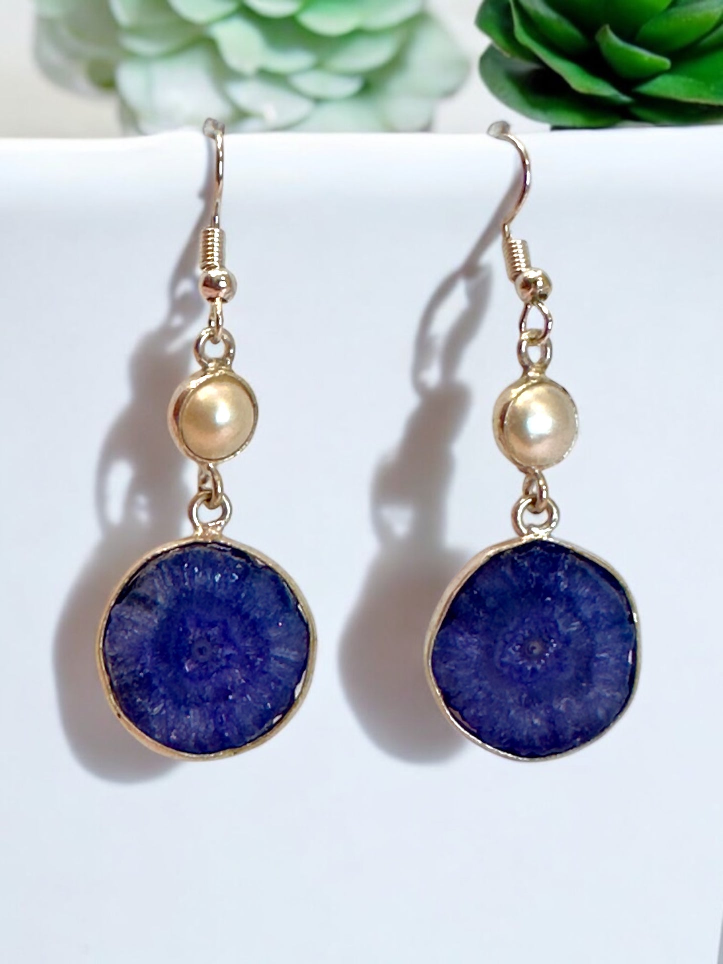 Everyday Stone Drop Earrings