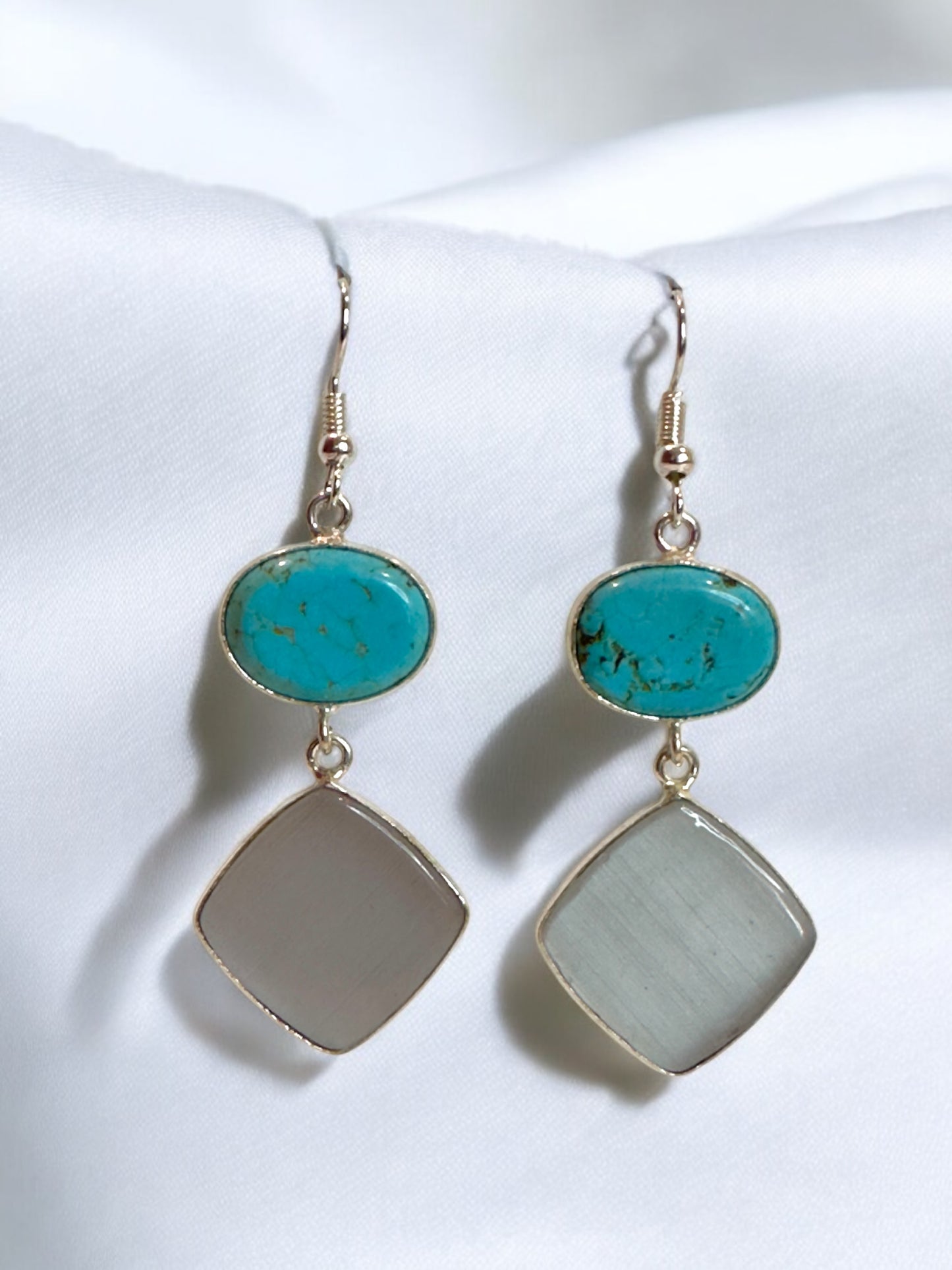 Everyday Stone Drop Earrings