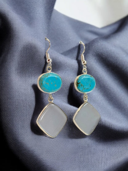 Everyday Stone Drop Earrings