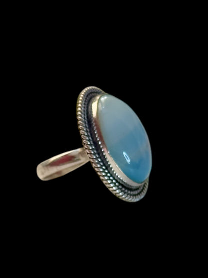 Natural Stone Chunky Adjustable Ring