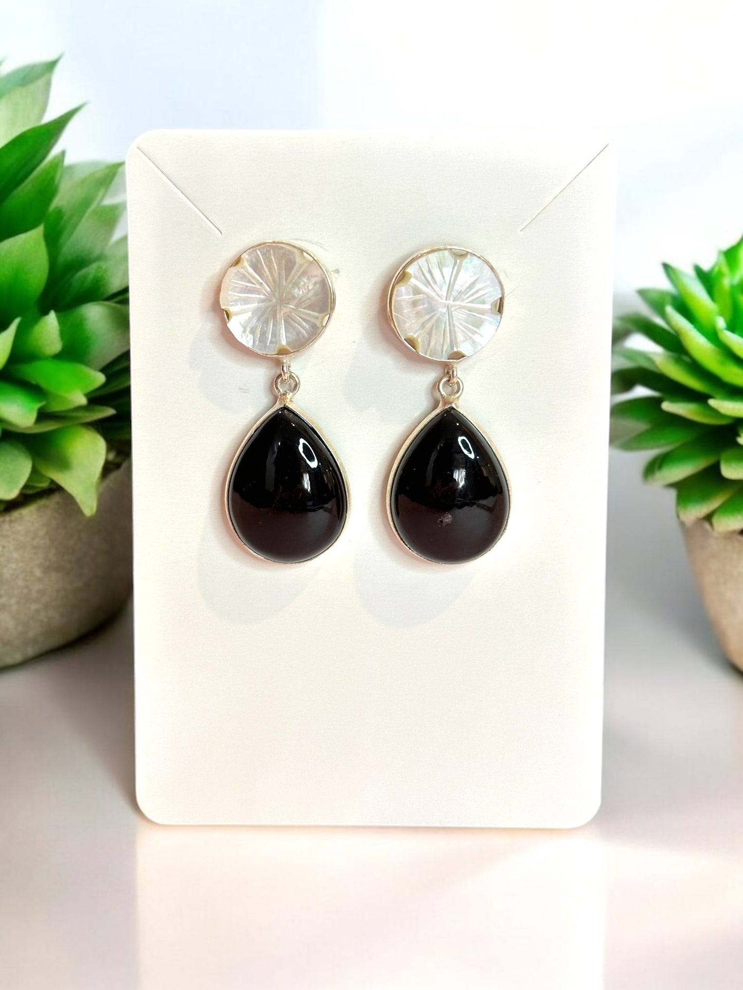Everyday Onyx Stone Earrings