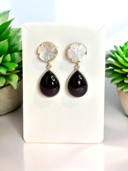 Everyday Onyx Stone Earrings
