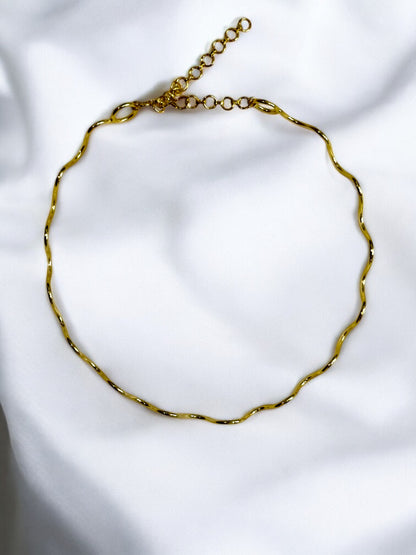 Sea Waves European Hasli Torque Necklace
