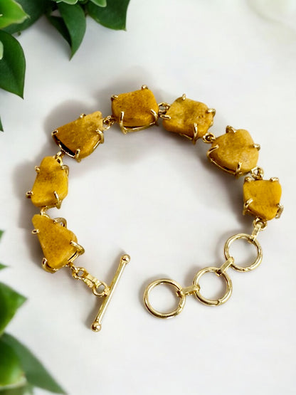 Yellow Aventurine Stone Saisha Bracelet