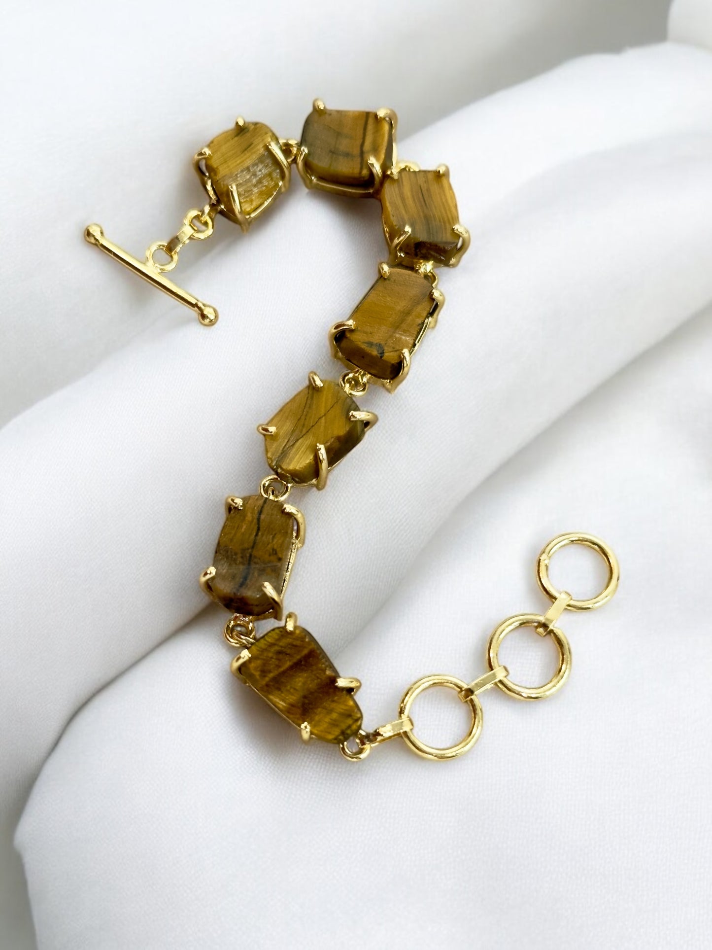 Brown Tiger's Eye Stone Saisha Bracelet