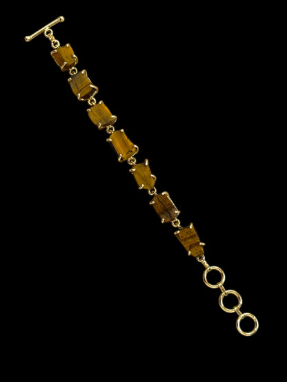 Brown Tiger's Eye Stone Saisha Bracelet