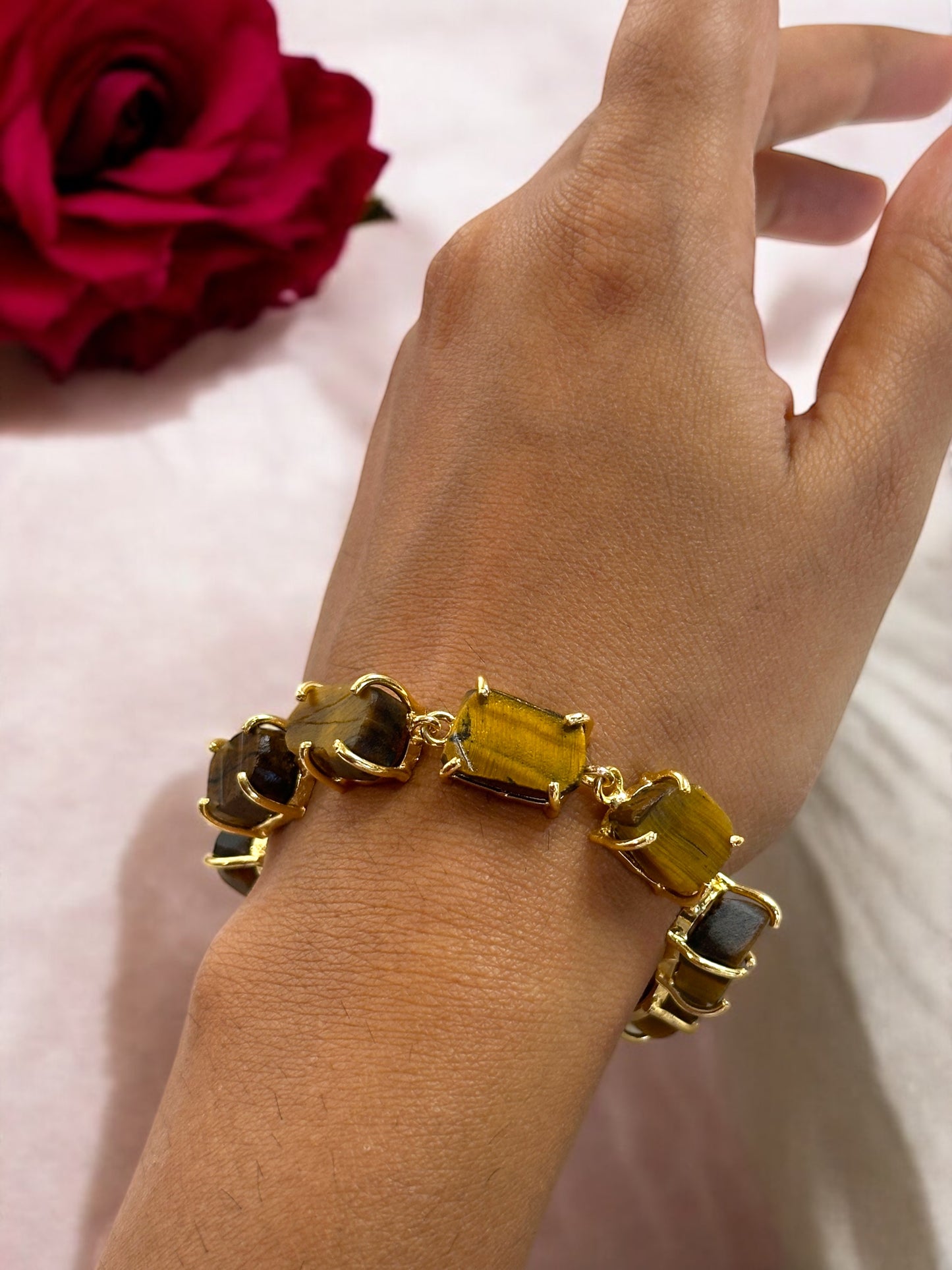 Brown Tiger's Eye Stone Saisha Bracelet