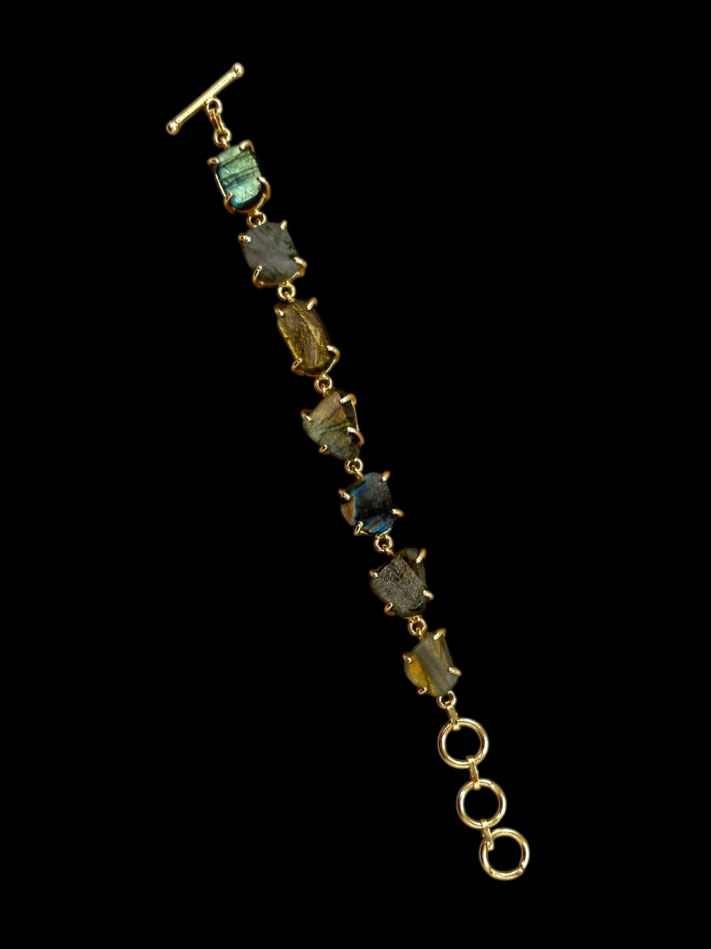 Green Labradorite Stone Saisha Bracelet