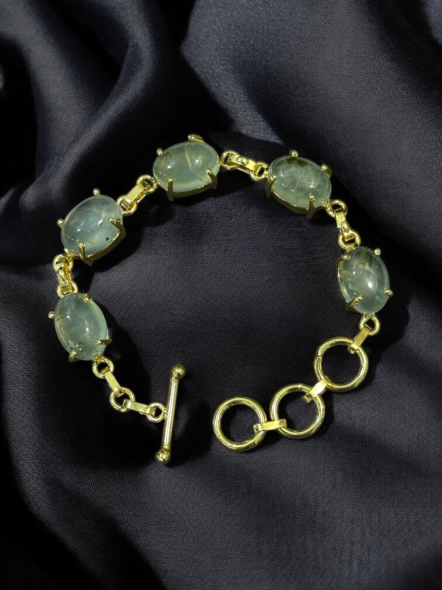 Five Stones Polished Bracelet