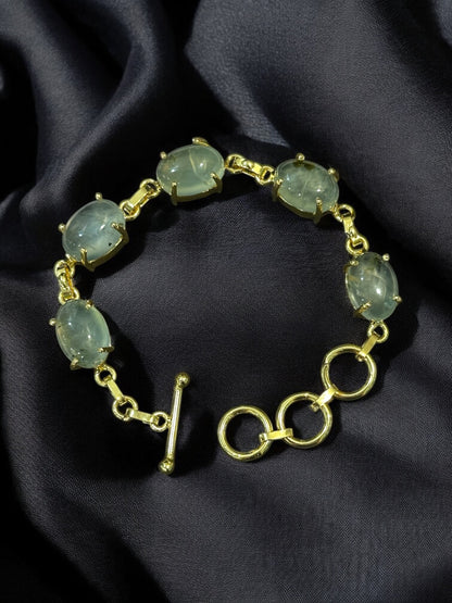 Five Stones Polished Bracelet