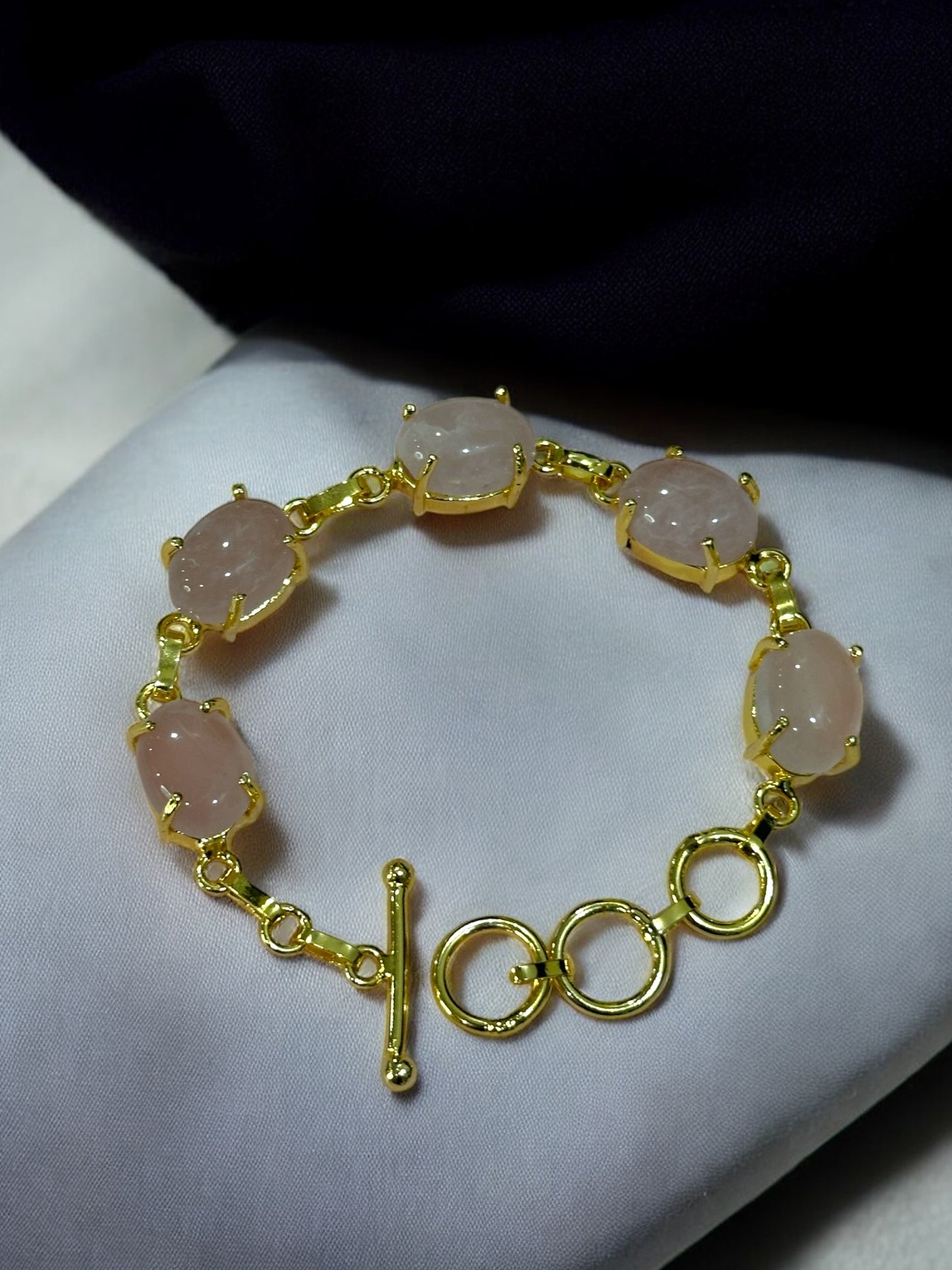 Five Stones Polished Bracelet