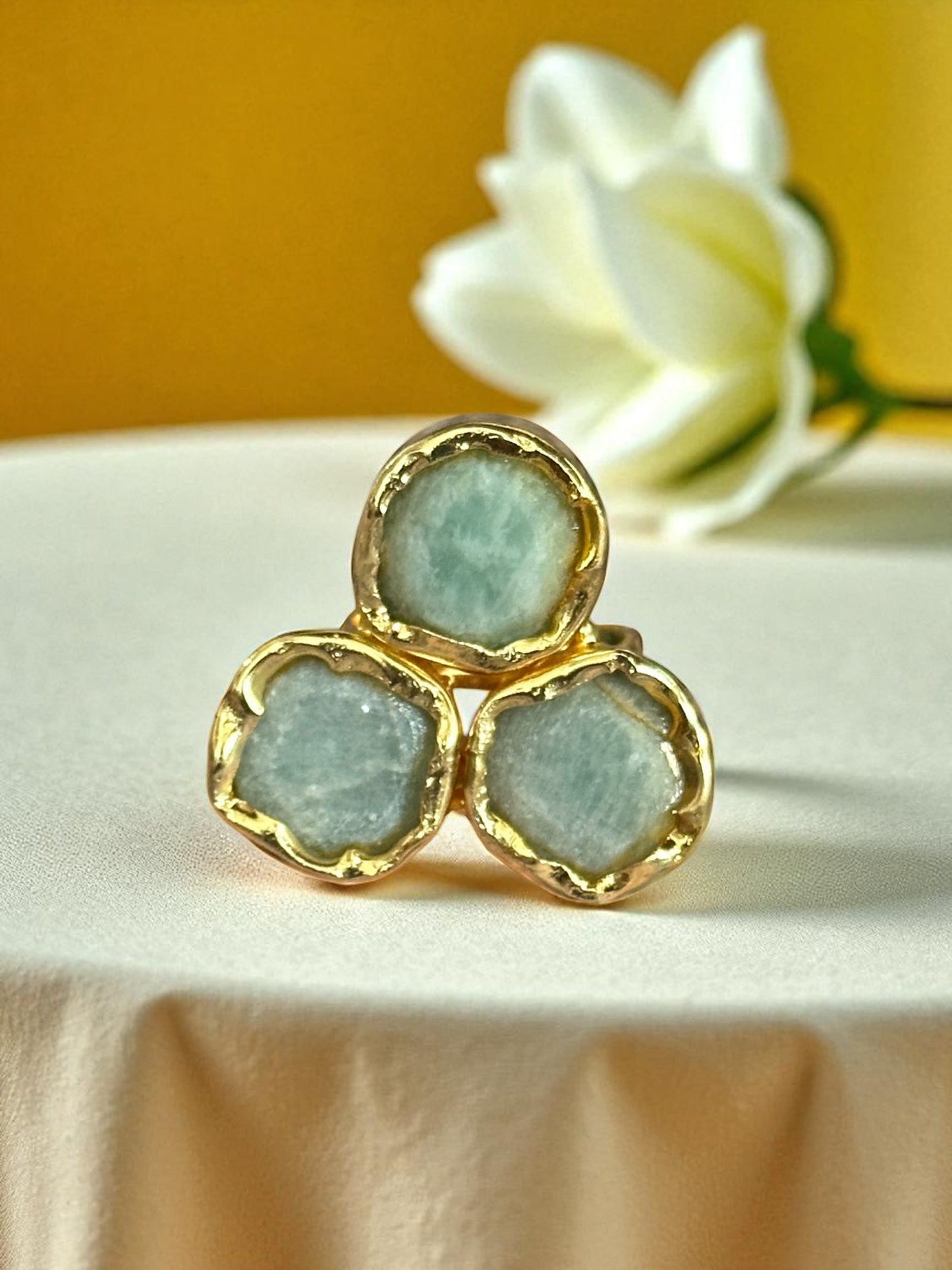 Tricon Stone Ring