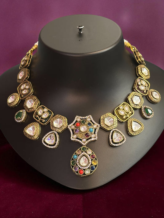 Heritage Polki Necklace Set